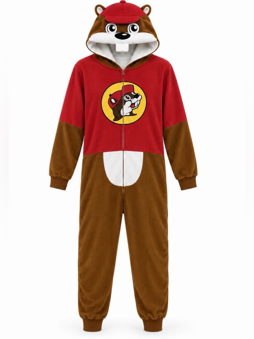 Buc-ee's Beaver Hooded Suit/Onesie Men's Bodysuit Onesie